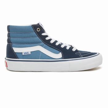 Damske Skate Obuv Vans Sk8-Hi Pro Námornícka Modrá/Námornícka Modrá VA62MFDVQ